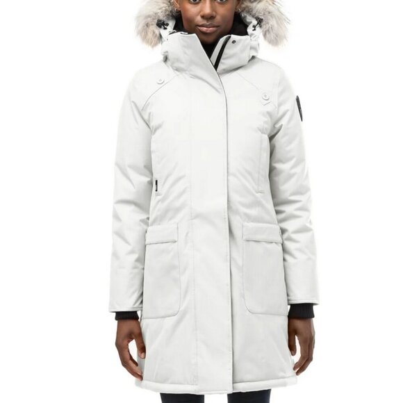 White Nobis Merideth Women's Parka - Picture 1 of 14